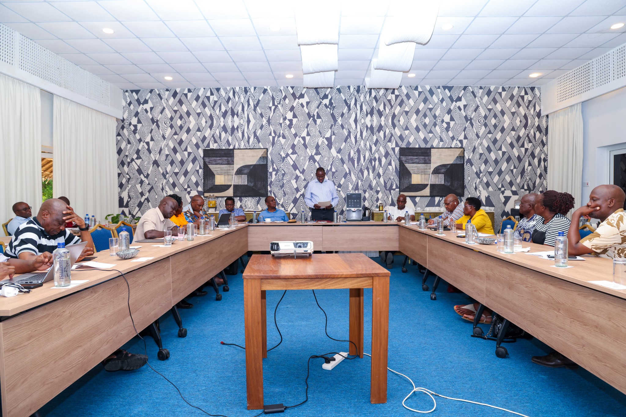 PS Wagunda giving his opening remarks