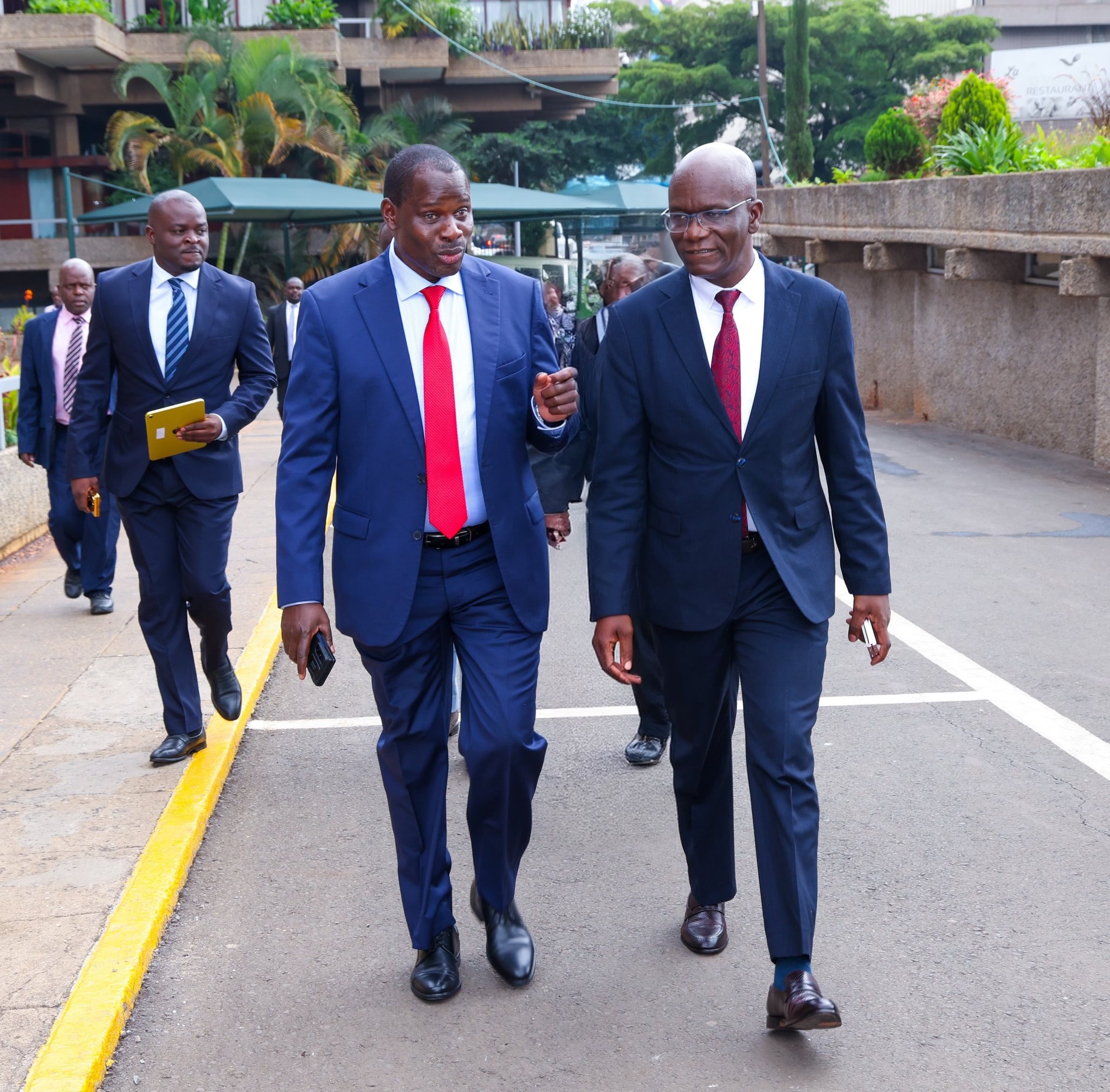PS Wagunda and PS Makokha at KICC during the launch of 2026/27 Medium Term Budget.