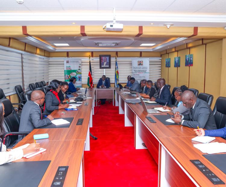 Heads of Departments during the monthly meeting