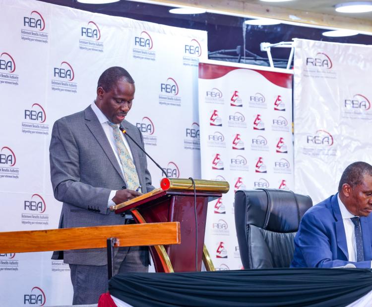 PS Wagunda giving his opening remarks